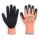Vis-Tex Winter Cut D13 Nitril-Handschuh - Orange/Schwarz (O8R)