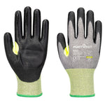 CS E15 PU Schnittschutzhandschuh - Grau/Schwarz (G8R)