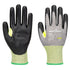 CS E15 PU Schnittschutzhandschuh - Grau/Schwarz (G8R)