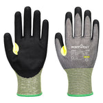 CS E21 Nitril Schnittschutzhandschuh - Grau/Schwarz (G8R)