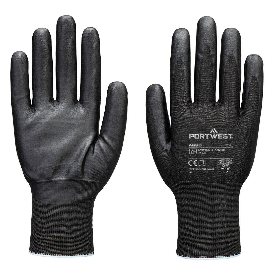 Cut F21 Nitril-Wolfram-Handschuh A9 - Schwarz (K8R)