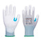 MR13 ESD PU Handschuh - 12er Pack - Grau/Weiss (G6R)