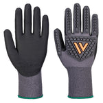 Grip 15 Nitril Stoßschutz- Handschuh - Schwarz (K8R)