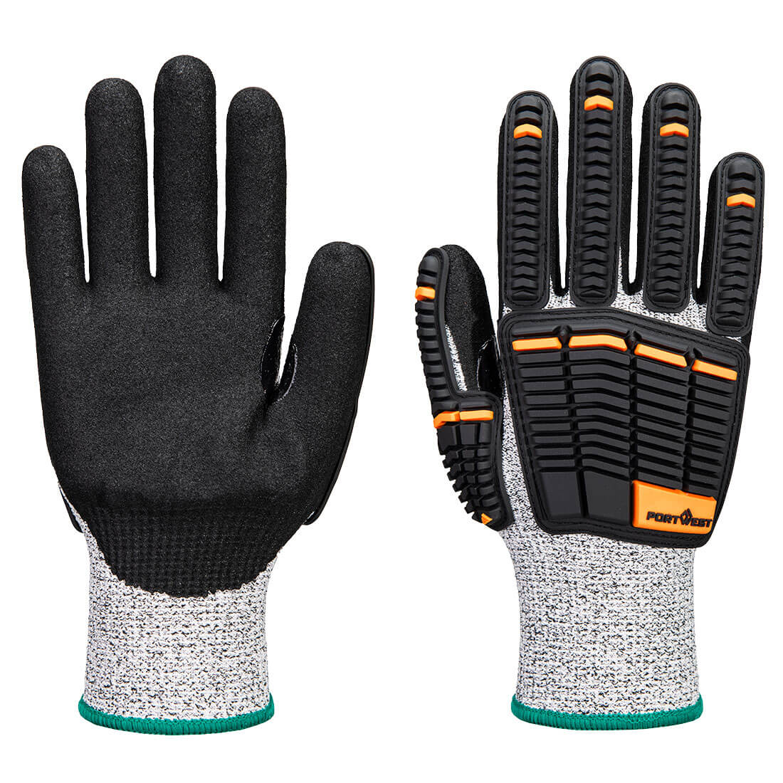 Impact C13 Nitrilschaum-Handschuh - Grau/Schwarz (G8R)