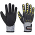 Schnittfester Stoßschutz- Handschuh - Grau/Schwarz (G8R)