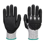 TPV Cut Stoßschutz- Handschuh - Grau/Schwarz (G8R)
