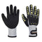 Anti Cut Winter- Stoßschutz- Handschuh - Grau/Schwarz (G8R)