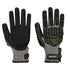 VHR15 Nitrilschaum- Stoßschutz- Handschuh - Schwarz/Gruen (K3R)