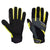 DX4 LR Schnittschutzhandschuh - Schwarz/Gelb (K2R)