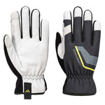 Stretch Utility Lederhandschuh - Schwarz (BKR)