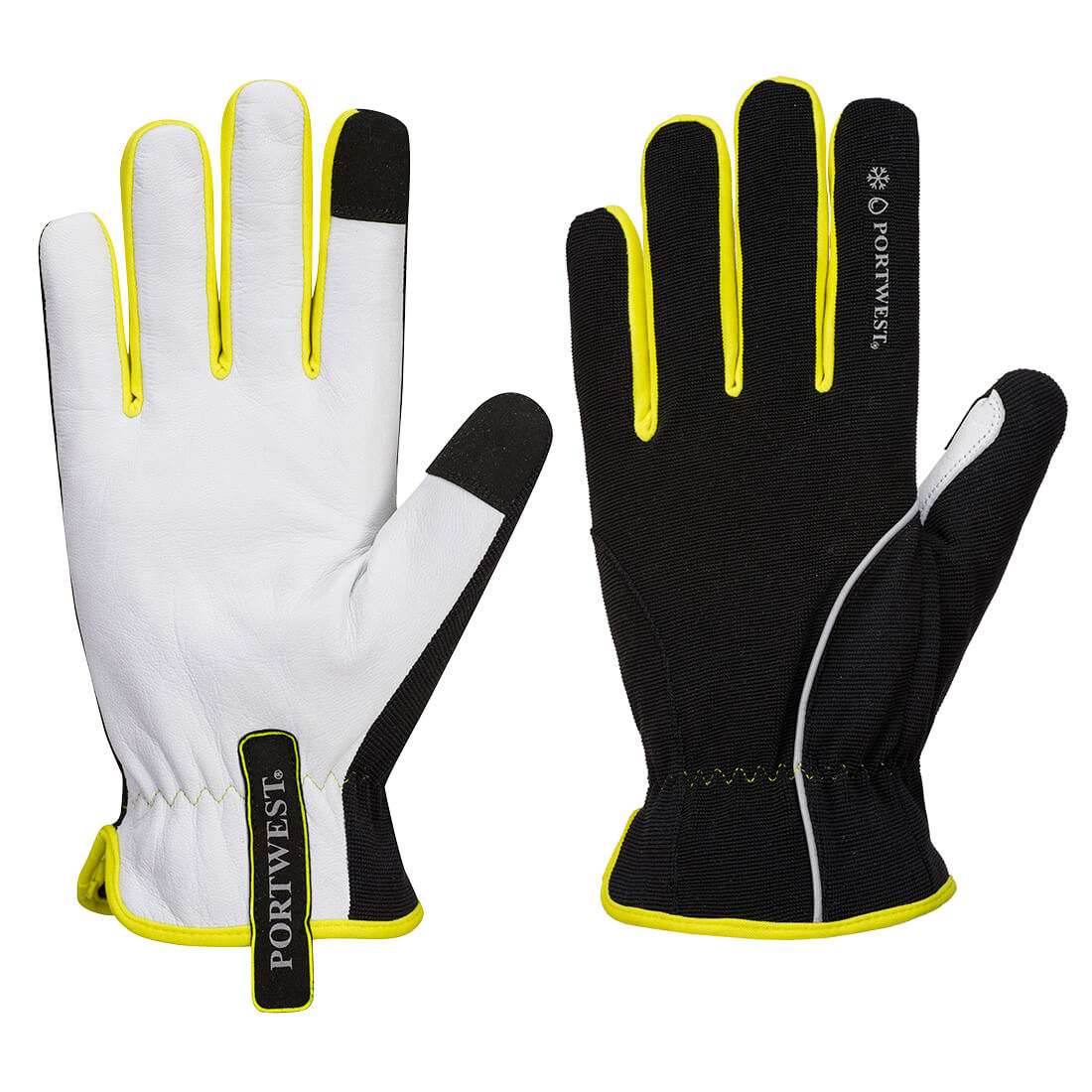 PW3 Winterhandschuh - Schwarz/Gelb (BKY)