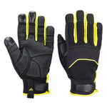 Nadelsicherer Handschuh - Schwarz/Gelb (BKY)