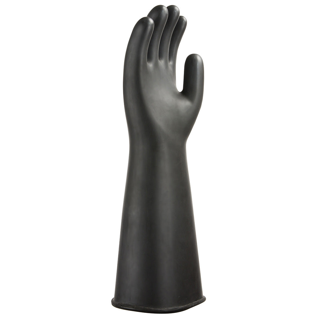 Schwerer Latex-Gummihandschuh - Schwarz (BKR)