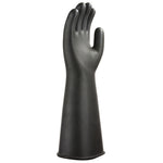 Schwerer Latex-Gummihandschuh - Schwarz (BKR)