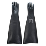 Schwerer Latex-Gummihandschuh 600mm - Schwarz (BKR)