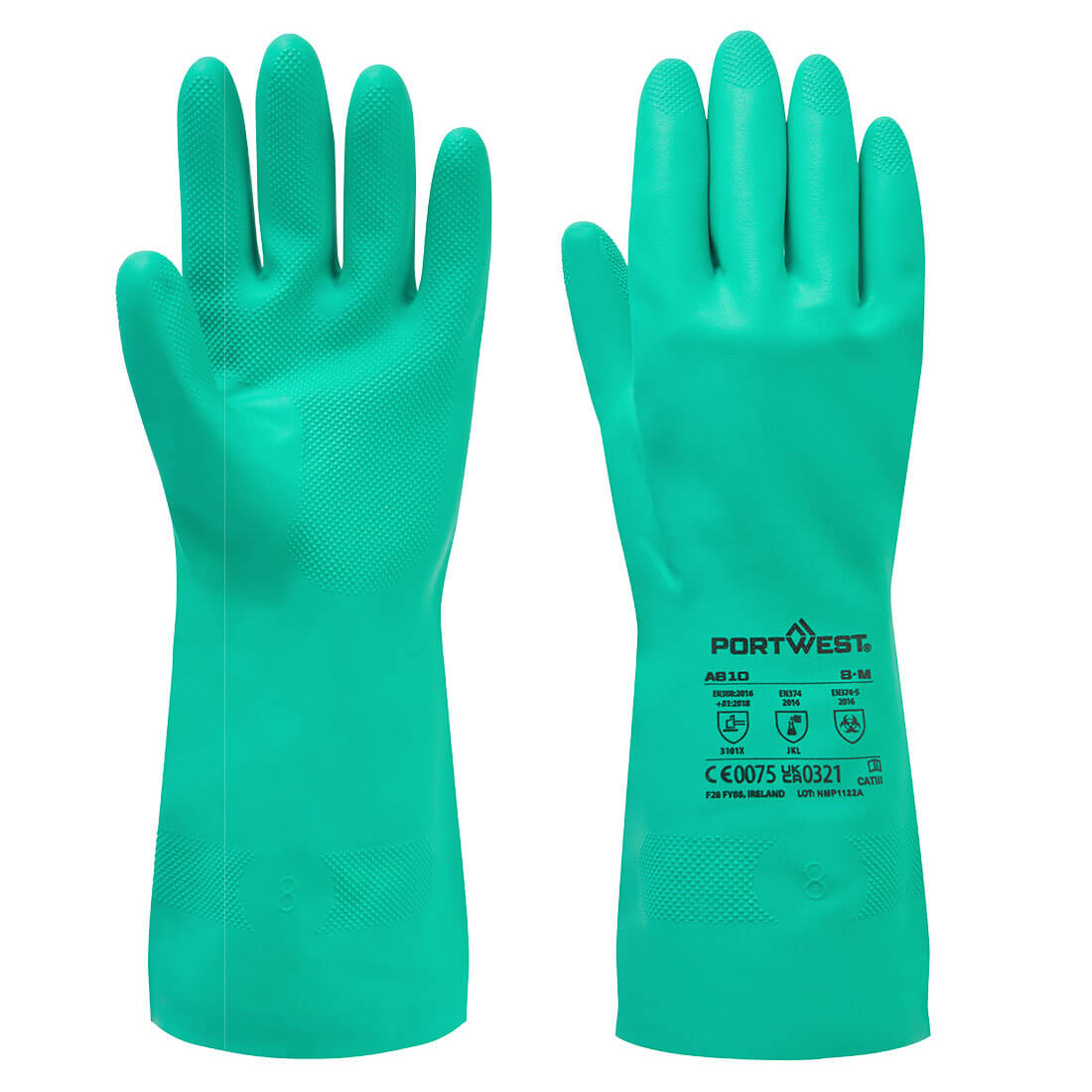 Nitrosafe Chemikalienschutz-Handschuh - Gruen (GNR)