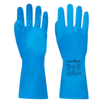 Nitril Handschuh für die Lebensmittelindustrie - Blau (BLU)