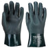 Doppelt beschichteter PVC Stulpenhandschuh 27cm - Gruen (GNR)