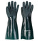 Doppelt Getauchter PVC Chmiekalienschutz-Handschuh Mit 45cm Stulpe - Gruen (GNR)
