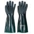 Doppelt Getauchter PVC Chmiekalienschutz-Handschuh Mit 45cm Stulpe - Gruen (GNR)