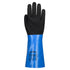 Chem Cut D330 Nitrile Gauntlet - Blau/Schwarz (B8R)