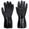 ESD PVC chemikalienbeständiger Schutzhandschuh - Schwarz (BKR)