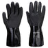 ESD PVC chemikalienbeständiger Schutzhandschuh - Schwarz (BKR)