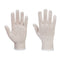 String Knit Liner Handschuh (288 Paare) - Weiss (WHR)