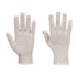 String Knit Liner Handschuh (288 Paare) - Weiss (WHR)