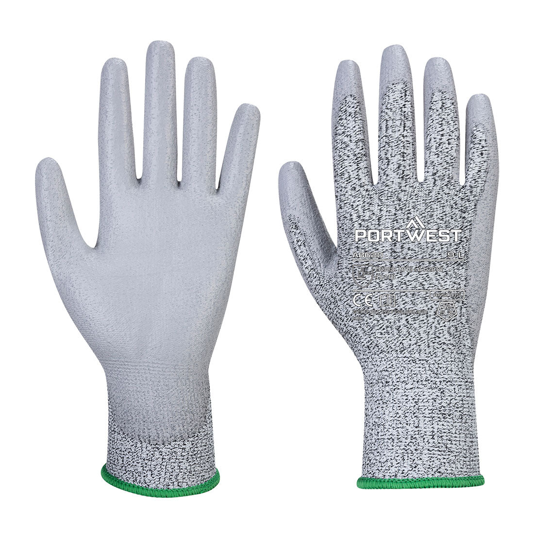 Cut B13 PU Glove  (PK12) - Grau (G7R)