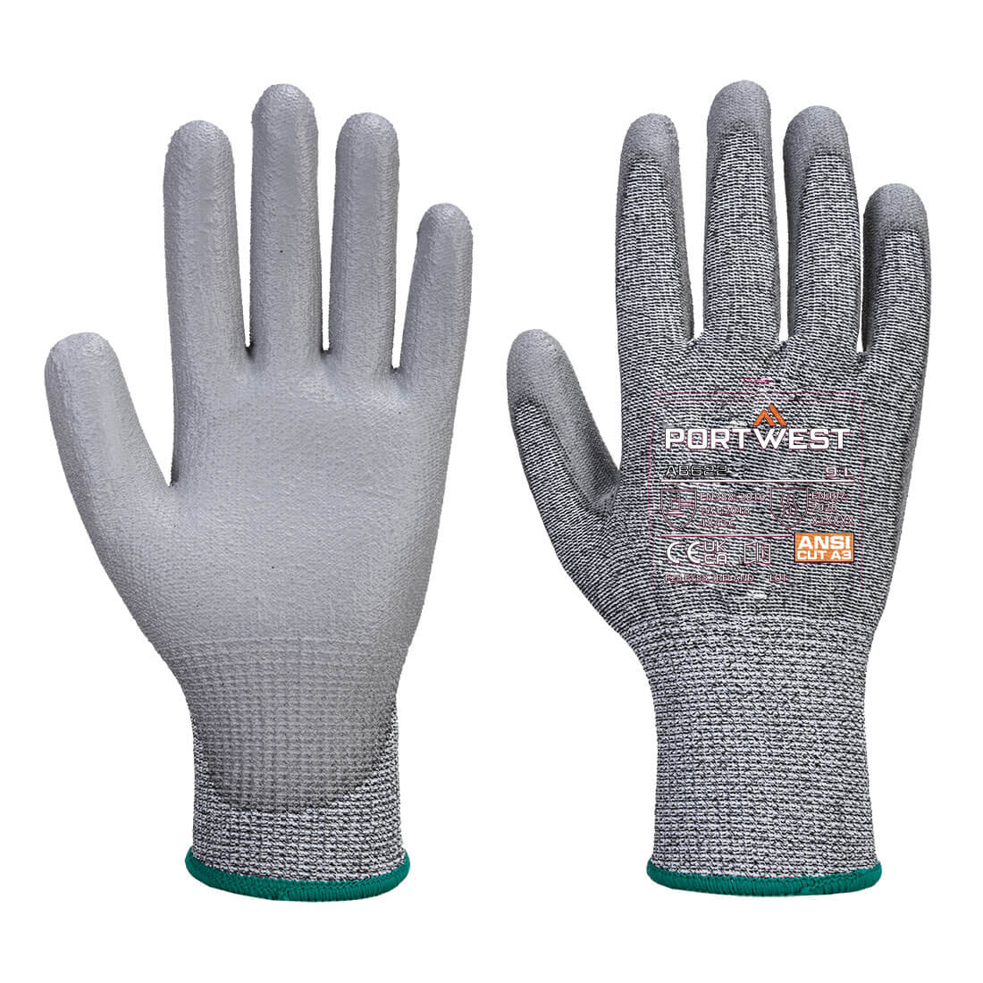 Schnittschutzhandschuh C 13 PU Handschuh (Pk12) - Grau (G7R)