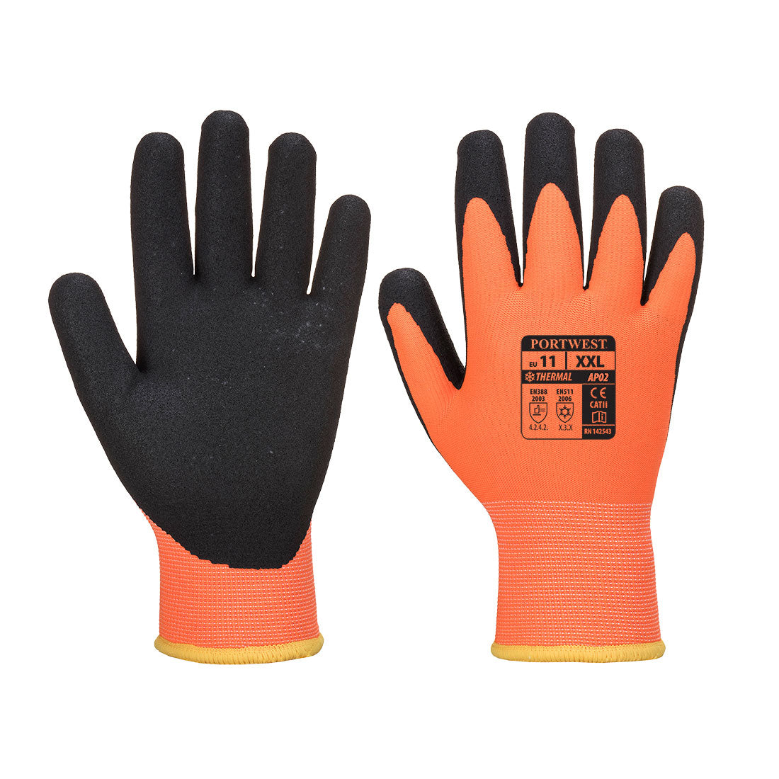 Thermo Pro Ultra Handschuh - Orange/Schwarz (O8R)
