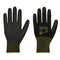 NPR15 Nitrilschaum Handschuh aus Bambus - 12er Pack - Schwarz (K8R)