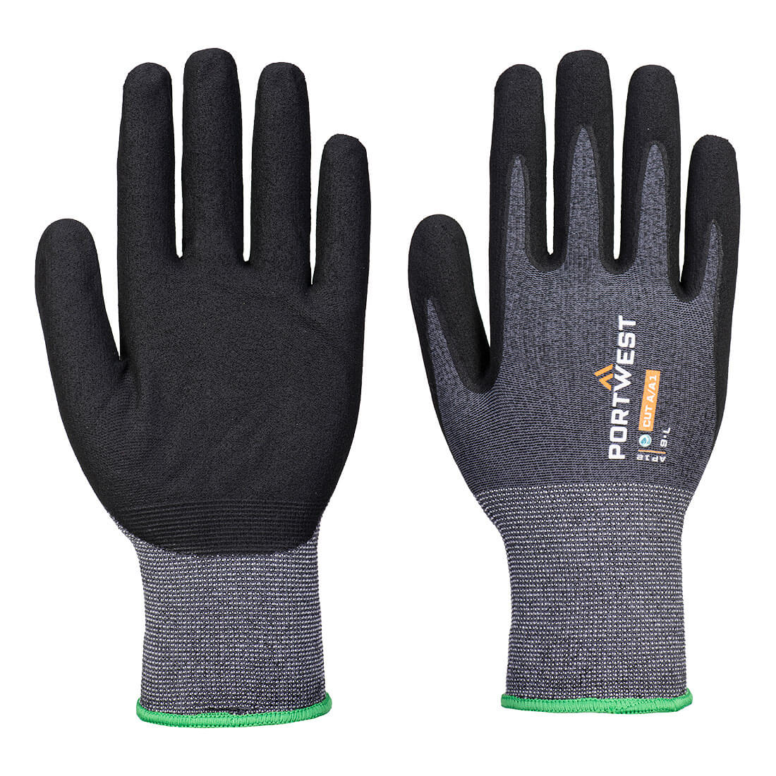SG Grip15 Eco Nitril-Handschuh (Pk12) - Grau/Schwarz (G8R)