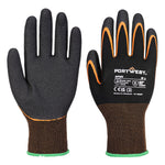 Grip 15 Nitril-Doppelhandschuh - Schwarz/Orange (K1R)
