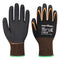 Grip 15 Nitril-Doppelhandschuh - Schwarz/Orange (K1R)