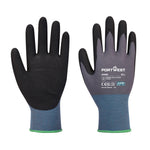 NPR-Pro Nitrilschaum-Handschuh - Schwarz/Grau (K7R)