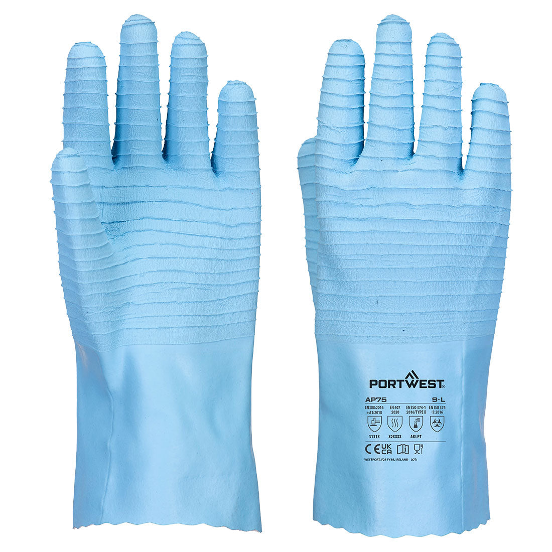 D Chemical B Latex Stulpe - Blau (BLU)