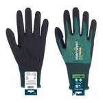 SG Cut B18 Nitril-Handschuh (Einzelhandelsverpackung) - Gruen/Schwarz (E8R)