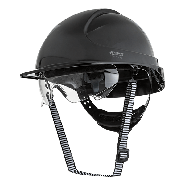 Schutzhelm ARTITOP® SH300RCSV - Roto, Kinnband & Schutzbrille