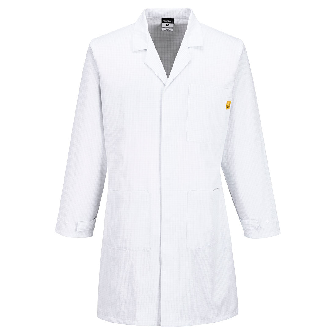 Antistatik ESD Kittel - Weiss (WHR)
