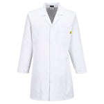 Antistatik ESD Kittel - Weiss (WHR)