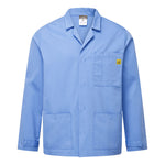 Antistatische ESD-Laborjacke - Hellblau (HBR)