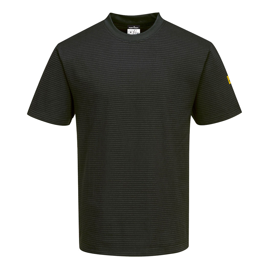 ANTISTATISCHES ESD T-Shirt - Schwarz (BKR)