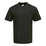 ANTISTATISCHES ESD T-Shirt - Schwarz (BKR)