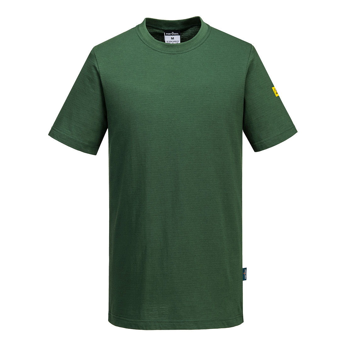 ANTISTATISCHES ESD T-Shirt - Tannengrün (FGR)