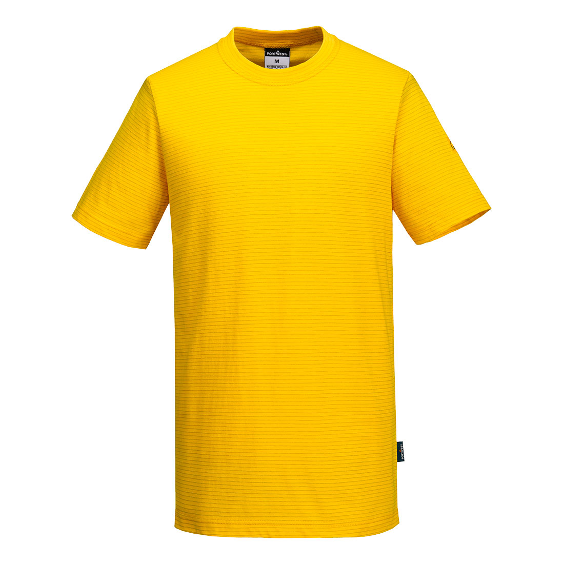 ANTISTATISCHES ESD T-Shirt - Tiefgelb (YE3)