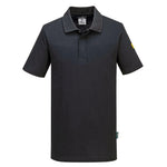 Antistatik ESD Polo-Shirt - Schwarz (BKR)