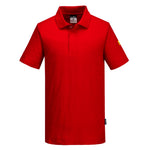 Antistatik ESD Polo-Shirt - Tiefrot (DRR)