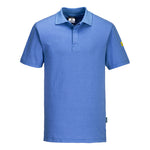 Antistatik ESD Polo-Shirt - Hellblau (HBR)
